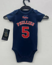 Bryson Stott Philadelphia Phillies baby onesie creeper snap suit b/t blue