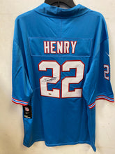 Derrick Henry Houston Oilers Tennessee Titans autographed Nike jersey COA Photo Signing