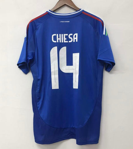 FEDERICO CHIESA ITALY 24/25 AUTHENTIC HOME JERSEY BY ADIDAS Soccer Futbol Jersey YOUTH sizes