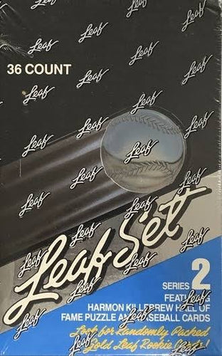 1991 Leaf baseball Series 2 wax box 36 packs