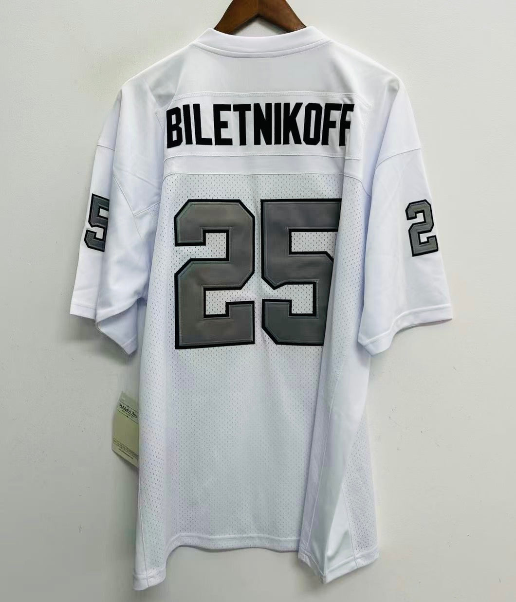 Fred Biletnikoff 1970 Oakland Raiders NFL Mitchell & Ness Jersey White