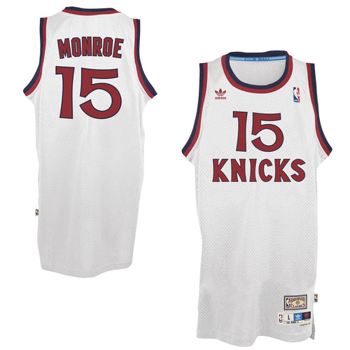 Earl Monroe New York Knicks Official NBA Jersey Customized by Adidas