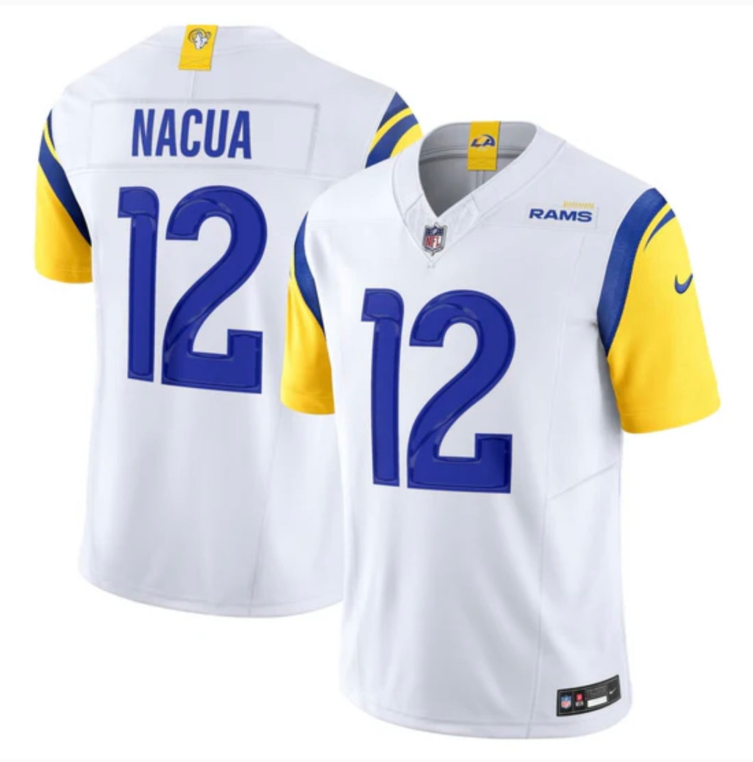 Puka Nacua #12 Los Angeles Rams Official NFL Nike Jersey