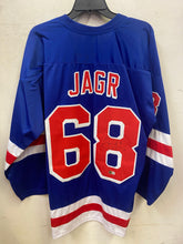 Jaromir Jagr autographed New York Rangers custom jersey Beckett COA