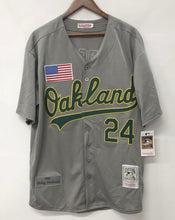 Rickey Henderson Oakland A’s Athletics Jersey gray Mitchell & Ness