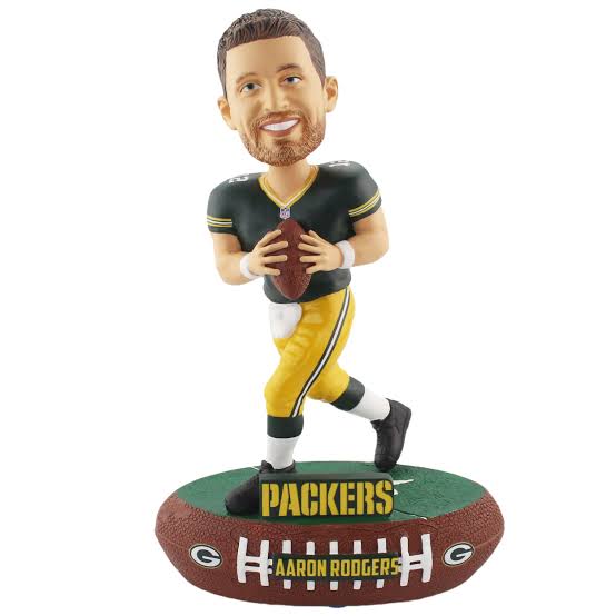 Aaron Rodgers Green Bay Packers Bobblehead Forever Collectibles