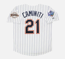 Ken Caminiti San Diego Padres  Official MLB Majestic 1998 World Series Pinstripes Jersey
