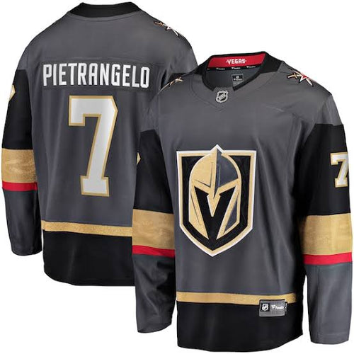 Alex Pietrangelo Las Vegas Golden Knights Official NHL Jersey Fanatics