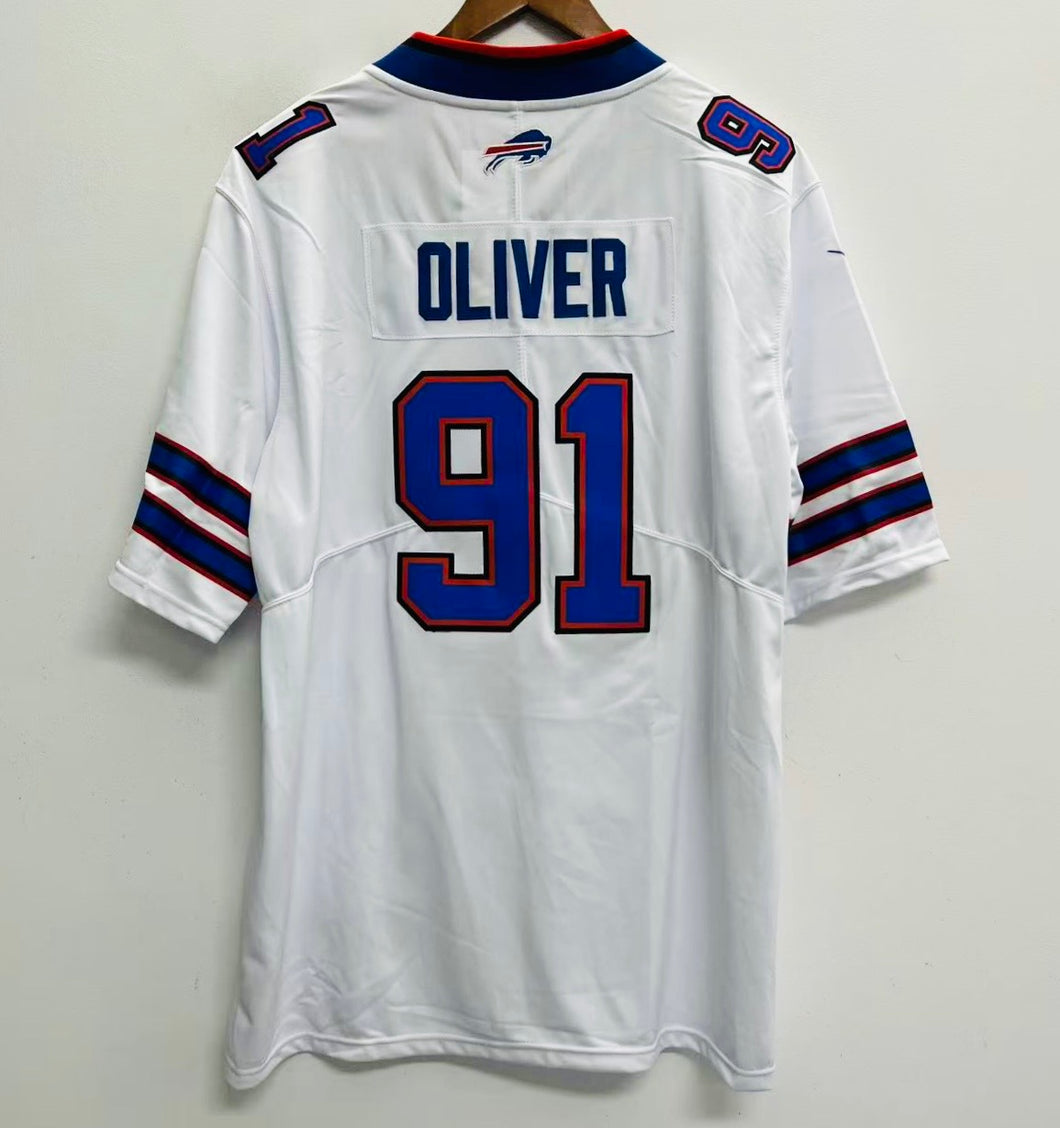 Ed Oliver Buffalo Bills NFL official Nike Jersey white