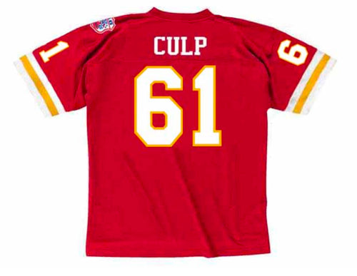 Curley Culp 1969 Kansas City Chiefs NFL Mitchell & Ness Jersey red