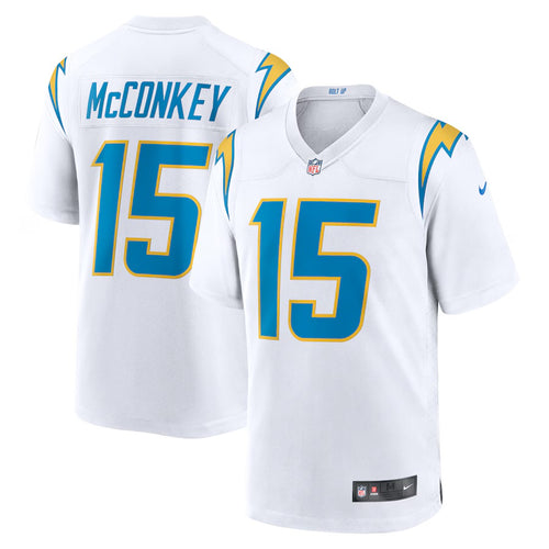 Ladd McConkey Los Angeles Chargers Official NFL NIKE Jersey white