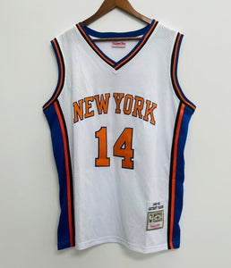 Anthony Mason New York Knicks Official NBA Mitchell & Ness Jersey white