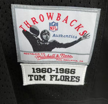 Tom Flores Oakland Raiders Mitchell & Ness Jersey black