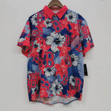 Boston Red Sox Floral Palm Hawaiian shirt