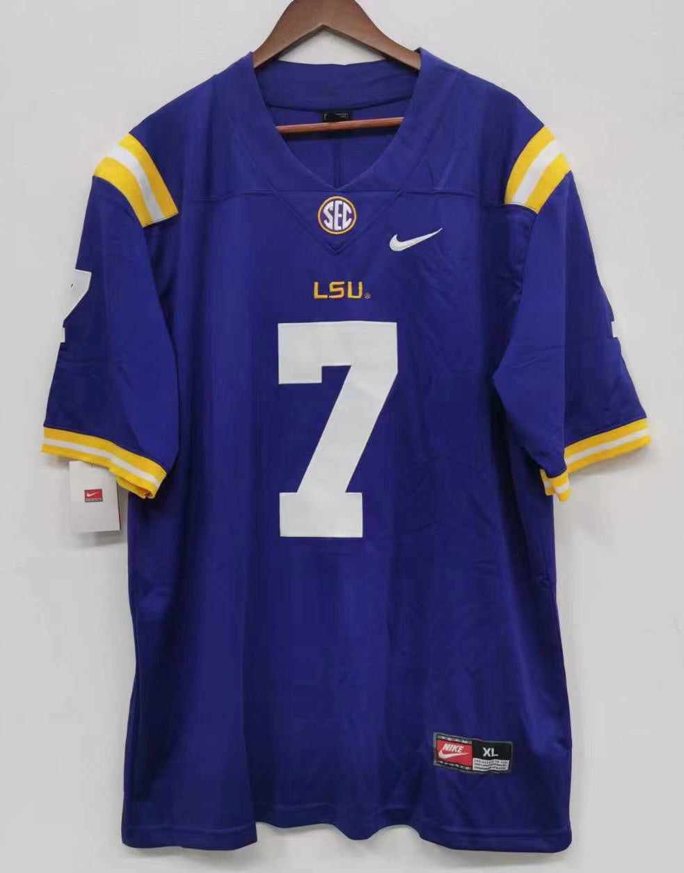 Tyrann Mathieu LSU Tigers Jersey purple Nike