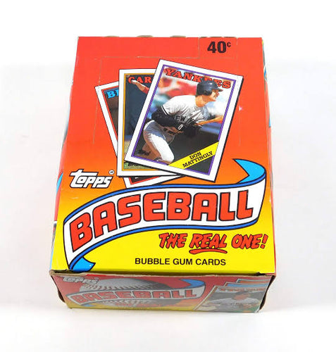1988 Topps baseball wax box 36 packs