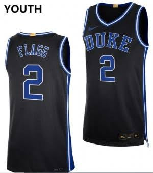 Cooper Flagg YOUTH KIDS Duke Blue Devils Official NCAA Nike Jersey black