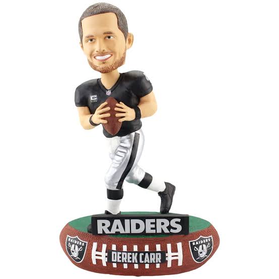 Derek Carr Raiders Bobblehead Forever Collectibles