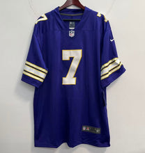 Any name & Number customized Minnesota Vikings Official NFL Nike jersey purple