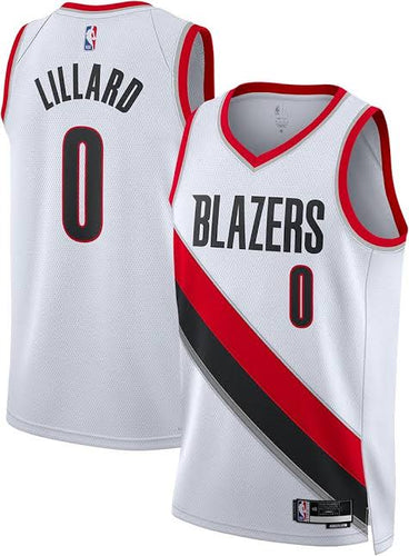 Damian Lillard Portland Trailblazers YOUTH KIDS  Official NBA Nike Jersey white