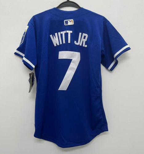 Bobby Witt Jr. YOUTH KIDS Kansas City Royals Official MLB Nike Jersey Blue