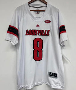 Lamar Jackson Louisville Cardinals Jersey white