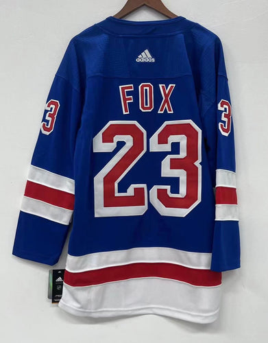 Adam Fox New York Rangers Jersey Blue