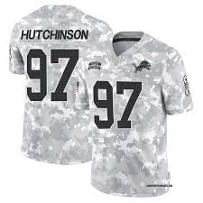 Aiden Hutchinson YOUTH KIDS Detroit Lions Official NFL Nike Salute to Service Jersey