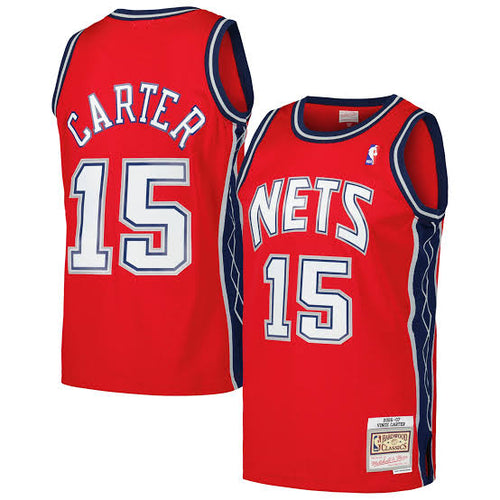 Vince Carter 2006 - 2006 New Jersey Nets Official NBA Mitchell & Ness Jersey