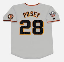 Buster Posey San Francisco Giants 2010 World Series Official MLB Jersey Gray