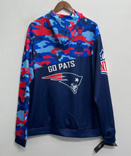 New England Patriots color camouflage light weight hoodie