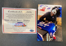 Bruce Smith autographed Buffalo Bills Mitchell & Ness jersey COA Photo Signing