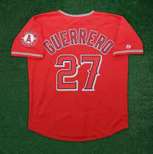 VLADIMIR GUERRERO Anaheim California Angels Official MLB Majestic Jersey Red