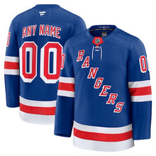 New York Rangers YOUTH KIDS Any Name & Number Official NHL Customized Jersey blue