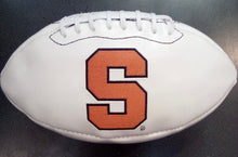 Syracuse Orange Full Size logo Autograph Signature Football