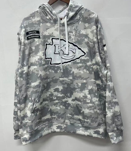 Kansas City Chiefs 2024 Official Nike Salute to Service hoodie