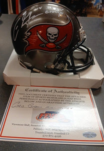 Chris Godwin Autographed Tampa Bay Buccaneers Mini Helmet with COA