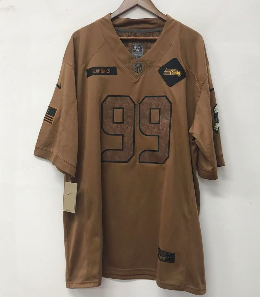 Leonard Williams Seattle Seahawks  Official NFL Jersey Nike Salute to Service