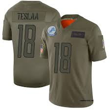 Isaac TeSlaa Detroit Lions Official NFL Salute to Service  Nike Jersey