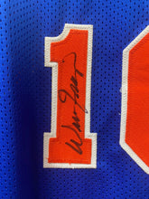 Earl Monroe & Walt Frazier New York Knicks backcourt autographed jersey JSA Witnessed COA