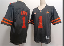 Cam Ward Miami Hurricanes Official NCAA Adidas Jersey black