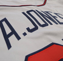 Andruw Jones Atlanta Braves 1999 World Series Official MLB Majestic Jersey gray