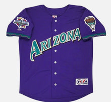 Steve Finley Arizona Diamondbacks 2001 World Series Official MLB Jersey Purple