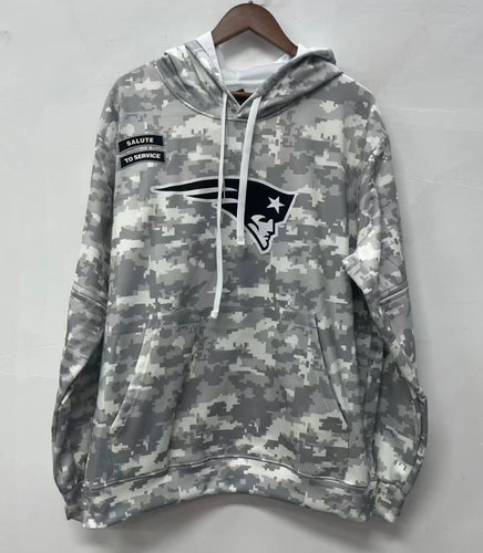 New England Patriots 2024 Official Nike Salute to Service hoodie