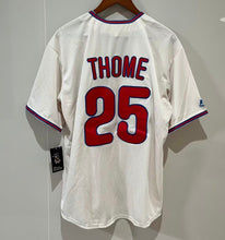 Jim Thome Philadelphia Phillies Official MLB Majestic Jersey cream
