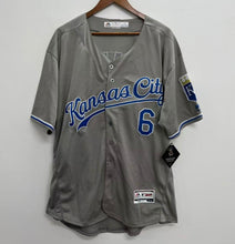 Lorenzo Cain Kansas City Royals Jersey Majestic gray
