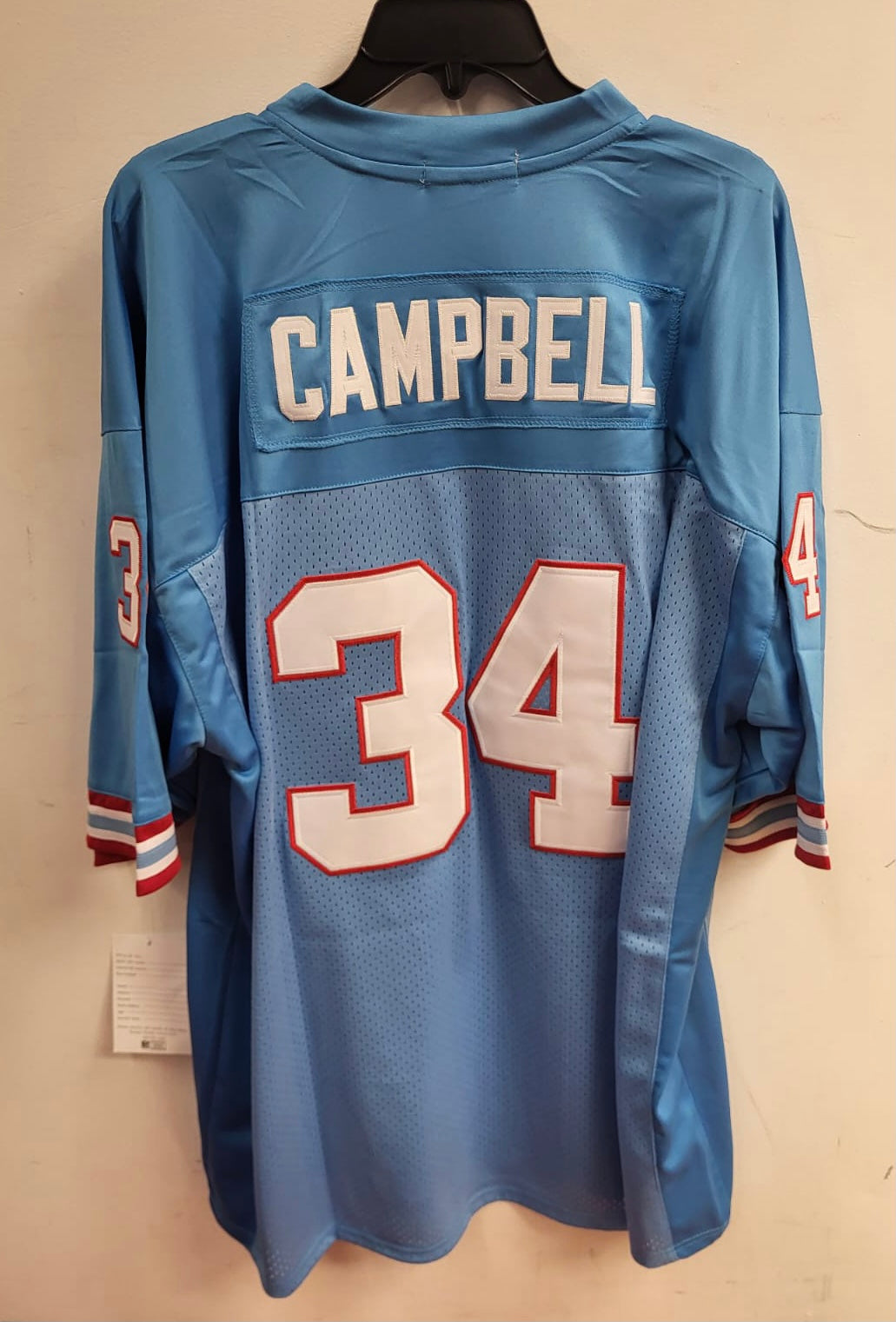 Earl Campbell Houston Oilers Jersey white – Classic Authentics