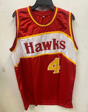 Spud Webb Atlanta Hawks autographed jersey JSA Witnessed COA