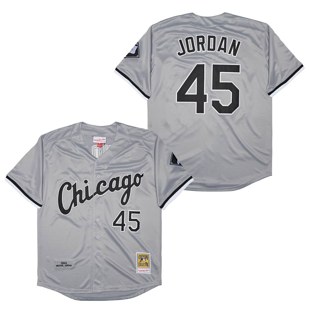 Michael Jordan Chicago White Sox Jersey Mitchell Ness gray Classic Authentics