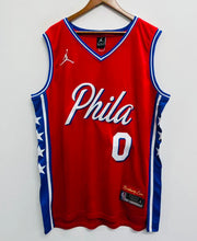 Tyrese Maxey Philadelphia 76ers Official NBA Nike Jersey red